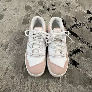 Size 9W - New Balance 550 Pink Sand White W - Picture 1 of 7