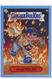 2023 Garbage Pail Kids GPK X MLB GROSS Blue 7a Nolan Ryan 18/25 - Picture 1 of 2