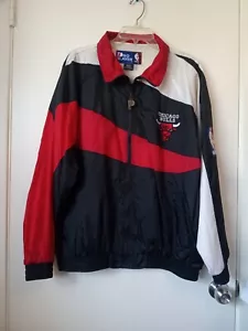 Vintage Chicago Bulls Pro Player Windbreaker Jacket Size XL - Picture 1 of 10