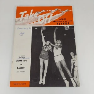 Dayton Flyers vs. Miami OH Redskins Take Off Basketball Program Dec 11 1957 - Picture 1 of 10