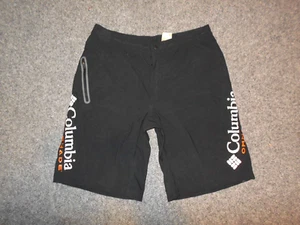 COLUMBIA VTG Y2K ERA HIGH ROAD MENS LARGE OMNI-SHADE BLACK SHORTS - Picture 1 of 4