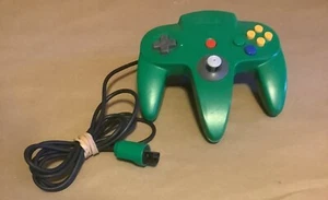 Nintendo 64 Controller N64 Authentic Green Original  FREE SHIPPING! - Picture 1 of 1