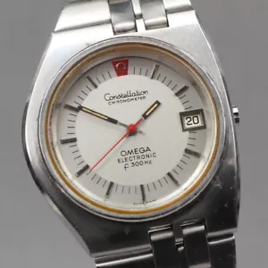 Rare D Case OMEGA Constellation Chronometer Electronic f300Hz Quartz Watch - Picture 1 of 11