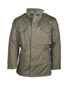 GIACCA MILITARE PARKA M65 BY MIL-TEC DI COLORE VERDE CON INTERNO REMOVIBILE - Imagen 1 de 5