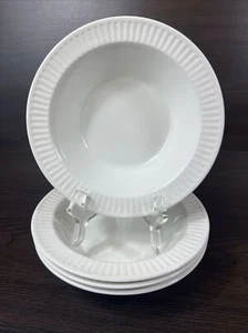 4 Nice Midwinter England Trend White Rimmed 7 1/4” Soup Cereal Salad Bowls - Picture 1 of 16