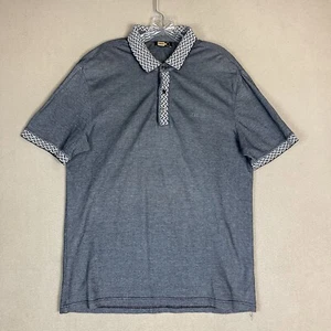 Zilli Polo Shirt Mens 54 Gray Golf Embroidered Logo Preppy Classic Italian - Picture 1 of 11