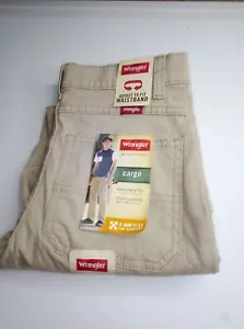 Wrangler Boys Cargo Size 12 Slim Beige Pants (4-way flex & adjust to fit... - Picture 1 of 11