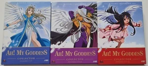 AH! MY GODDESS. Saison 1 en 3 box collectors avec livrets, cartes et tatoos. - Picture 1 of 6
