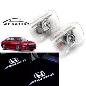 2 Pcs No fading LED Door Lights Puddle Shadow Projector For Honda Accord 2013-22 - Picture 1 of 8