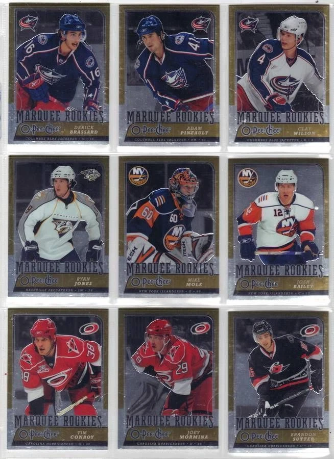 Adam Pineault Columbus Blue Jackets 2008-09 O-Pee-Chee Rookie Gold #543 - Image 1 of 1