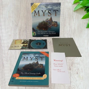 MYST by Broderbund for PC/CD ROM 1996 Big Box Complete Guide Journal Hints - Picture 1 of 7