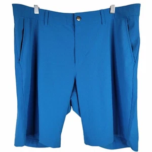 Adidas Golf Shorts Mens Size 36 Cobalt Blue Logo Heat Ready Modern Stretch - Picture 1 of 11
