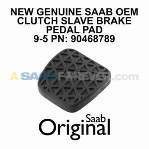 SAAB 9-5 Brake Clutch Pedal Pad NEW GENUINE OEM 9-5 1999-2009 90468789 - Picture 1 of 3