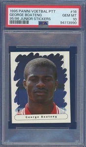 1995 Panini Voetbal PTT #16 George Boateng PSA 10 Ajax POP 1 - Bild 1 von 2
