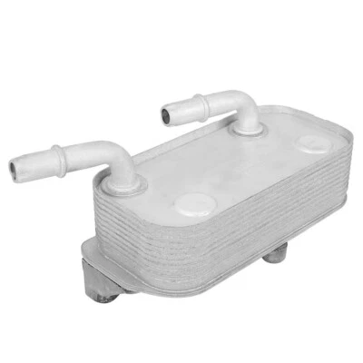 17217505823 Enfriador de aceite de motor de automóvil para BMW E39 E38 740iL 99-01 tono plateado Foto 1 de 4