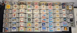 WHOLESALE LOT of 69 Nintendo 64 Games N64 Japan Import UNTESTED SOLD AS IS - Picture 1 of 9