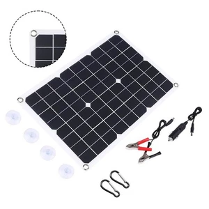 18V 20W Polysilicon Solar Panel with Battery Clip Compact Size 420 by 280mm - Picture 1 of 10