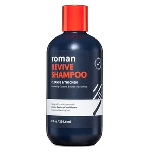 ROMAN Men's Revive Shampoo, Exfoliates & Clarifies with Peppermint, Cleanses... - Picture 1 of 6