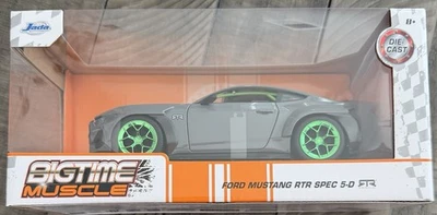 Jada Bigtime Muscle Ford Mustang RTR Spec 5-D 1:24 Scale New 2025 - Image 1 of 4