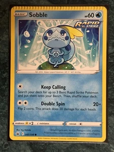 Sobble 041/198 Swsh06: Sword & Shield - Chilling Reign Regular CRIMP ERROR CARD - Picture 1 of 4