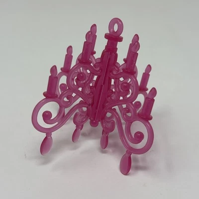 Candelabro de reposição rosa Mattel Barbie Story Dream House 2015 peças - Imagem 1 de 4