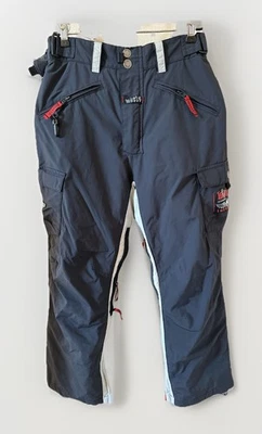 World Industries Snowboard Pants Flame Boy Youth sz L Vintage, vented thighs - Image 1 of 4