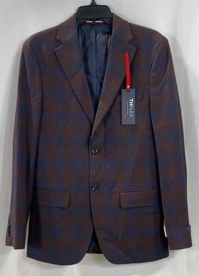 Blazer Tommy Hilfiger Hombre Azul a Cuadros Talla 36R Nuevo con Etiquetas Foto 1 de 4
