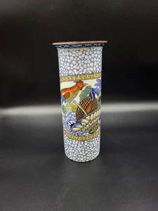 Vintage William Adams & Sons Blue And White 'Chinese Bird' Vase, Pattern 623294 - Picture 1 of 9