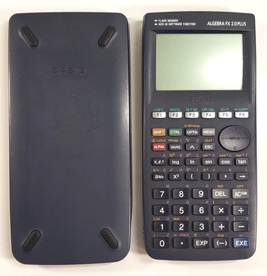 Casio Algebra FX 2.0 Plus Graphing Calculator with Slide Cover - Working - Image 1 of 4