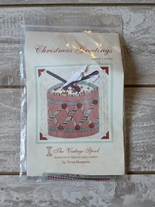 The Vintage Spool Christmas Greentings Quilt Pattern - Bild 1 von 2