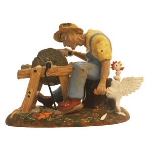 Dept 56 Halloween An Ax to Grind Snow Village 804456 Chicken Department - Picture 1 of 3