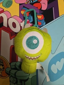2019 McDonalds Disney Pixar Monsters Inc Mike Wazowski Backpack Clip Bag Clip - Picture 1 of 3