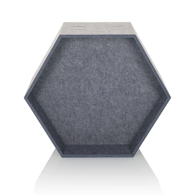 hjh OFFICE FLEXMIUT STORE B PET Trennelement Schallabsorber Büro grau