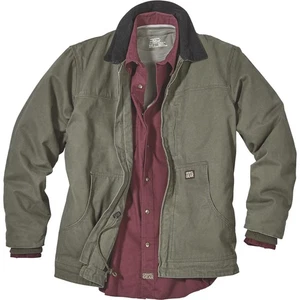 Gravel Gear Men's Washed Duck Chore Coat - Moss, 2XL - Picture 1 of 10