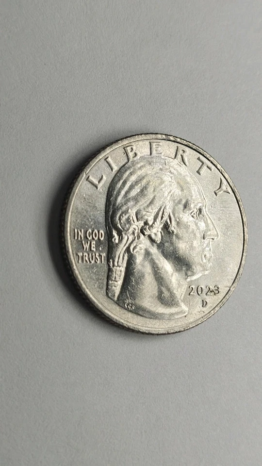 Jovita Idar Quarter 2023 Rare P Mint Error Coin Reading In Cod We Trust - Image 1 of 4