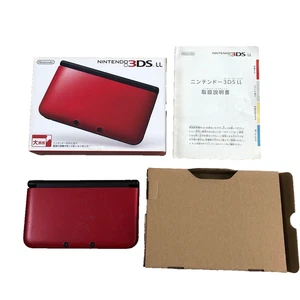 Nintendo 3DS XL Red/Black Console w/ Original Box - Japanese Version - Used - Picture 1 of 8