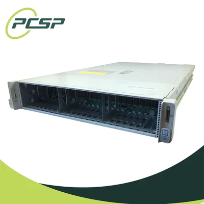 Cisco UCS C240 M5 26 bahías 40 núcleos 2x dorado 6138 512 GB Ram 6x 1,8 TB SAS UCSC-RAID Foto 1 de 4