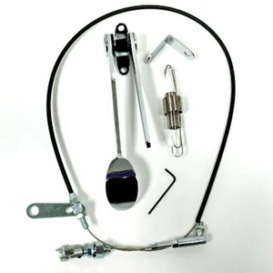 Spoon Throttle Pedal, 24" Black Cable, Return Spring, Kit - Picture 1 of 4