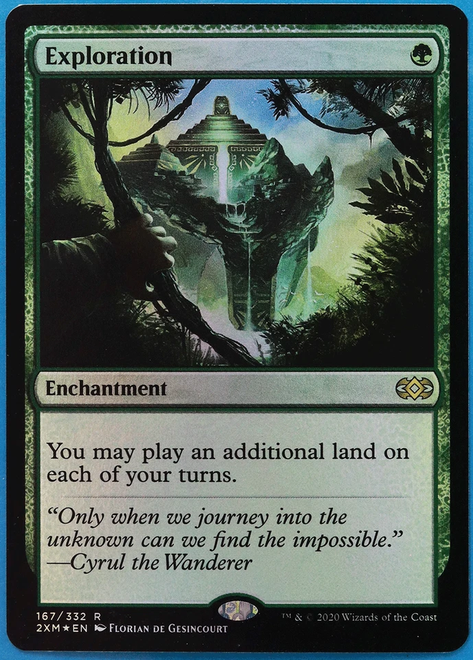 Exploration FOIL Double Masters NM Green Rare MAGIC CARD (ID# 507130) ABUGames - Image 1 of 2