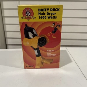 Vintage 1999! Looney Tunes Daffy Duck Hair Dryer (1600 Watts) -RARE - Picture 1 of 2