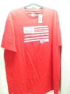 New Radioshack Red American Flag T-Shirt NOS XL - Picture 1 of 5