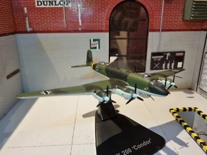 1:144 Scale Focke Wulf FW-200 Condor Diecast Metal Plane IXO German WW2 Wolf - Picture 1 of 7