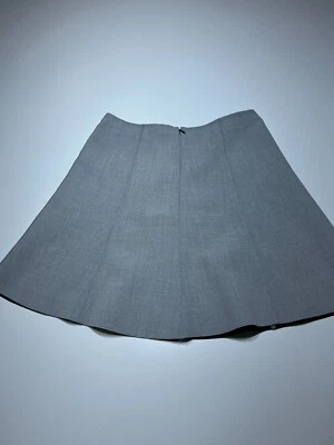 Cynthia Steffe Skirt Womens Size 6 Gray A-Line Swing Short Zip Closure - Image 1 of 4