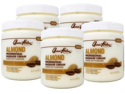 Queen Helene Crema de Masaje Profesional, Almendra, 15 OZ - Paquete de 5 Foto 1 de 3