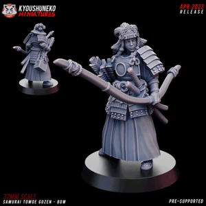 Kyoushuneko Miniatures Nippon Army Samurai Tomoe Gozen - 32mm scale Miniatures - Picture 1 of 4
