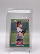 1989 Score Traded Jim Abbott Rookie Baseball Card #88T Nm-Mint FREE SHIPPING