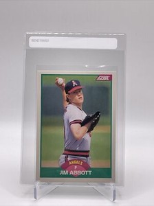 1989 Score Traded Jim Abbott Rookie Baseball Card #88T Nm-Mint FREE SHIPPING