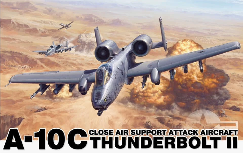 A-10C THUNDERBOLT II U.S.A.F. ATTACK AIRCRAFT  G.W.H.  1/48 PLASTIC KIT - Photo 1/1