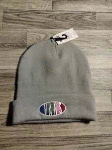 Vans Gray Women's Breakin Curfew Logo Beanie Hat Skateboard Style - Picture 1 of 4