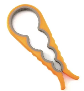 4 pc Jar Lid twist Opener Bottle Cap remover 4 size in 1 Quick Grip Kitchen Tool - Picture 1 of 2